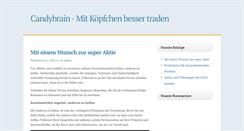 Desktop Screenshot of candybrain.de